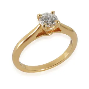 1895 Solitaire Diamond Engagement Ring in 18k Yellow Gold F VVS2 0.5 CTW