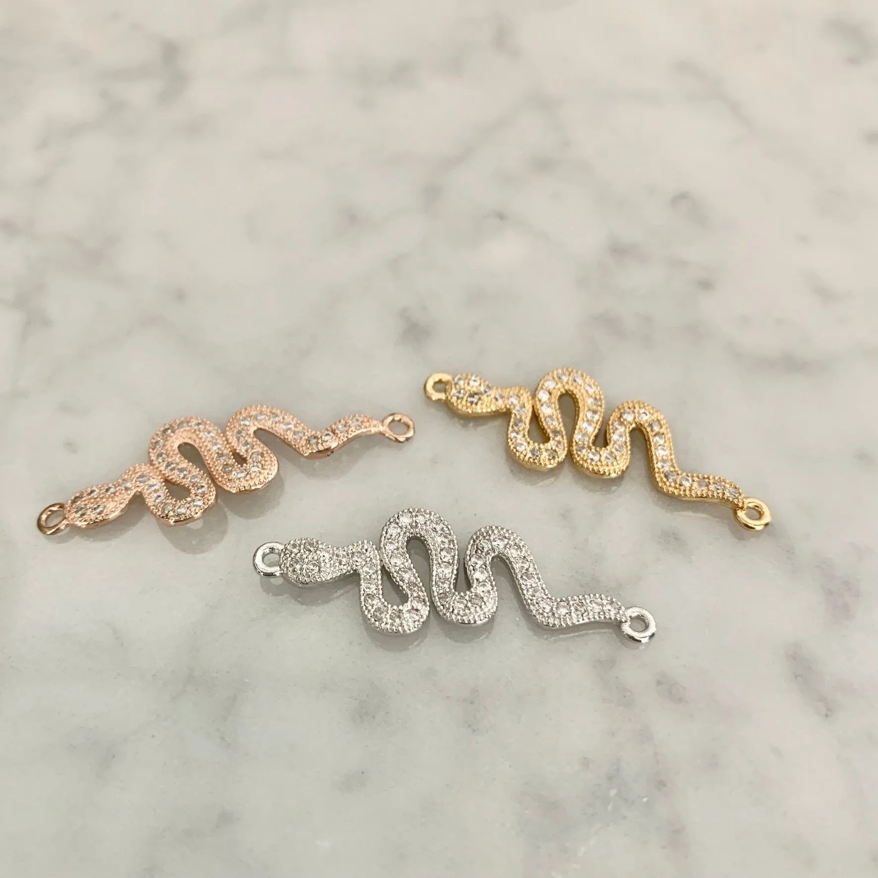 4mm Beaded "SNAKE" Bracelet