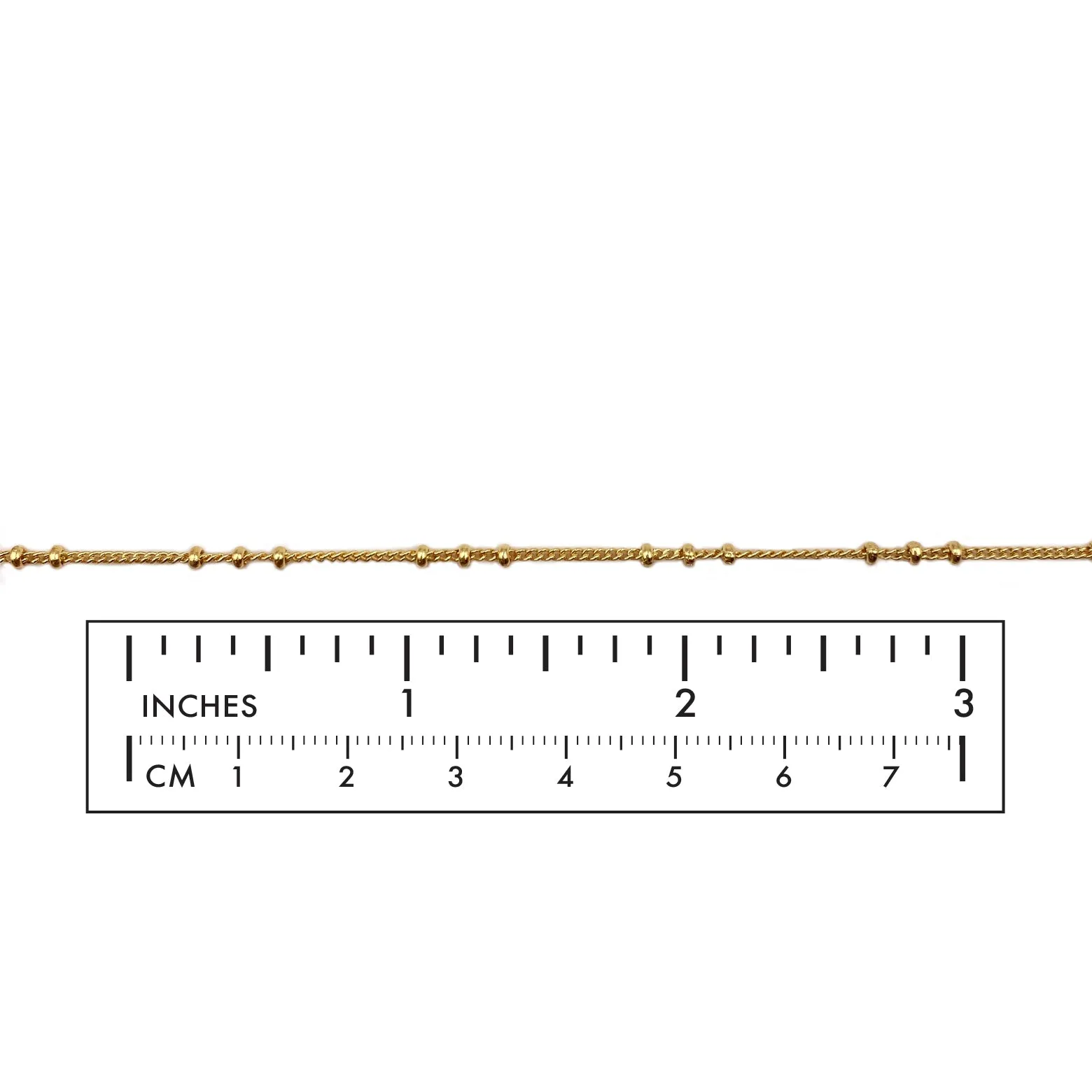 BCH1299  18 Karat Gold Plated Satellite Chains