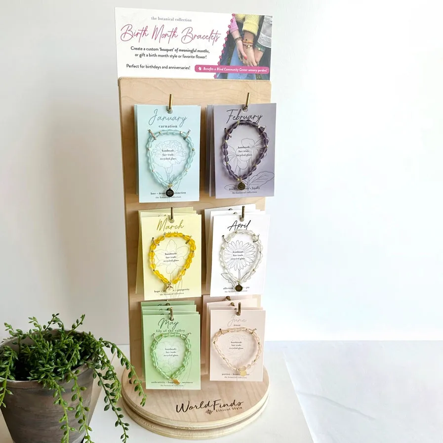 Birth Month Botanical Bracelets