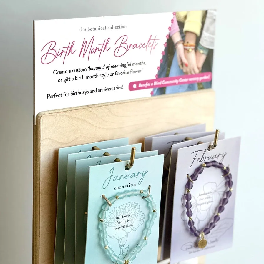 Birth Month Botanical Bracelets