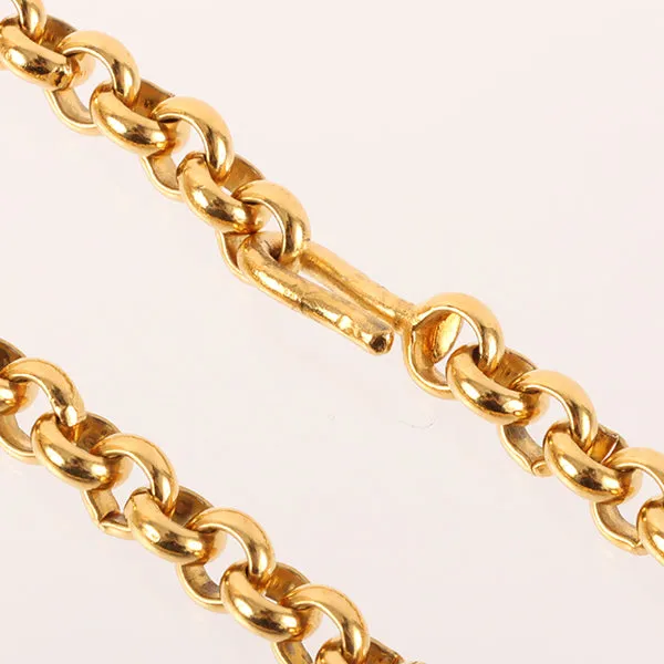 CHANEL 1995 Made Cc Mark Multi Motif Swing Necklace