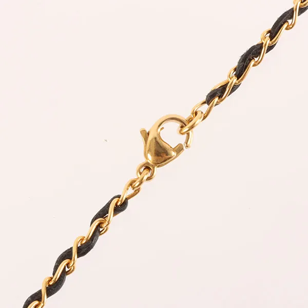 CHANEL 1996 Made Mini Cc Mark Multi Charm Necklace Black