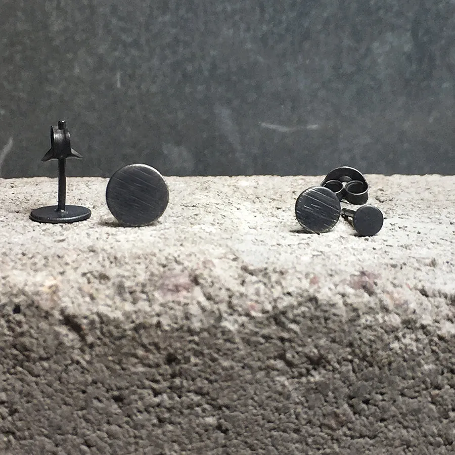 Circular Earrings Brass or Silver