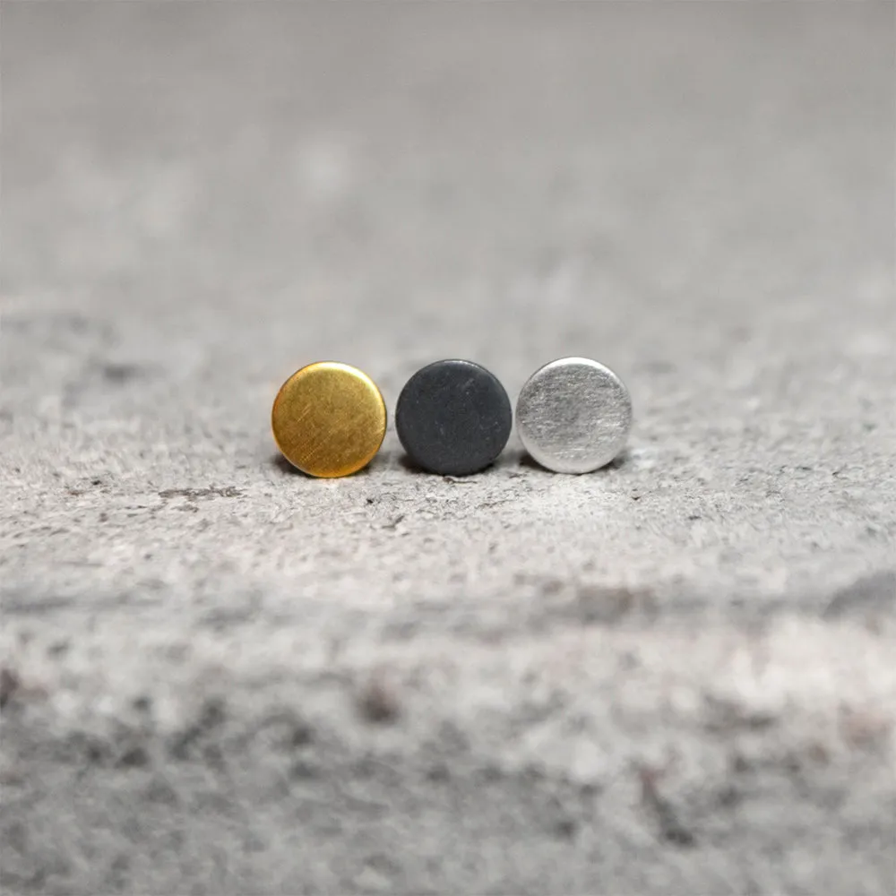 Circular Earrings Brass or Silver