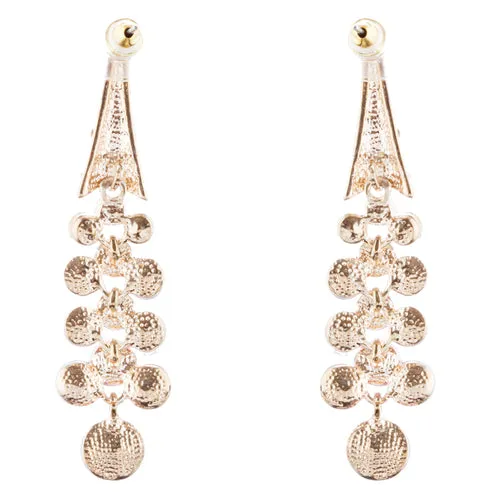 Dressy Beautiful Sparkle Crystal Rhinestone Dangle Fashion Earrings E966 Pink