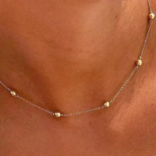 enewton 17" Choker Simplicity Chain Gold - Classic 4mm Gold