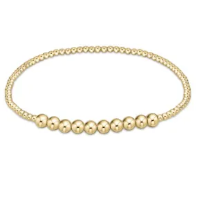 enewton Classic Gold Beaded Bliss 2mm Bead Bracelet - 4mm Gold