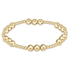 enewton Classic Joy Pattern 6mm Bead  Bracelet - Gold