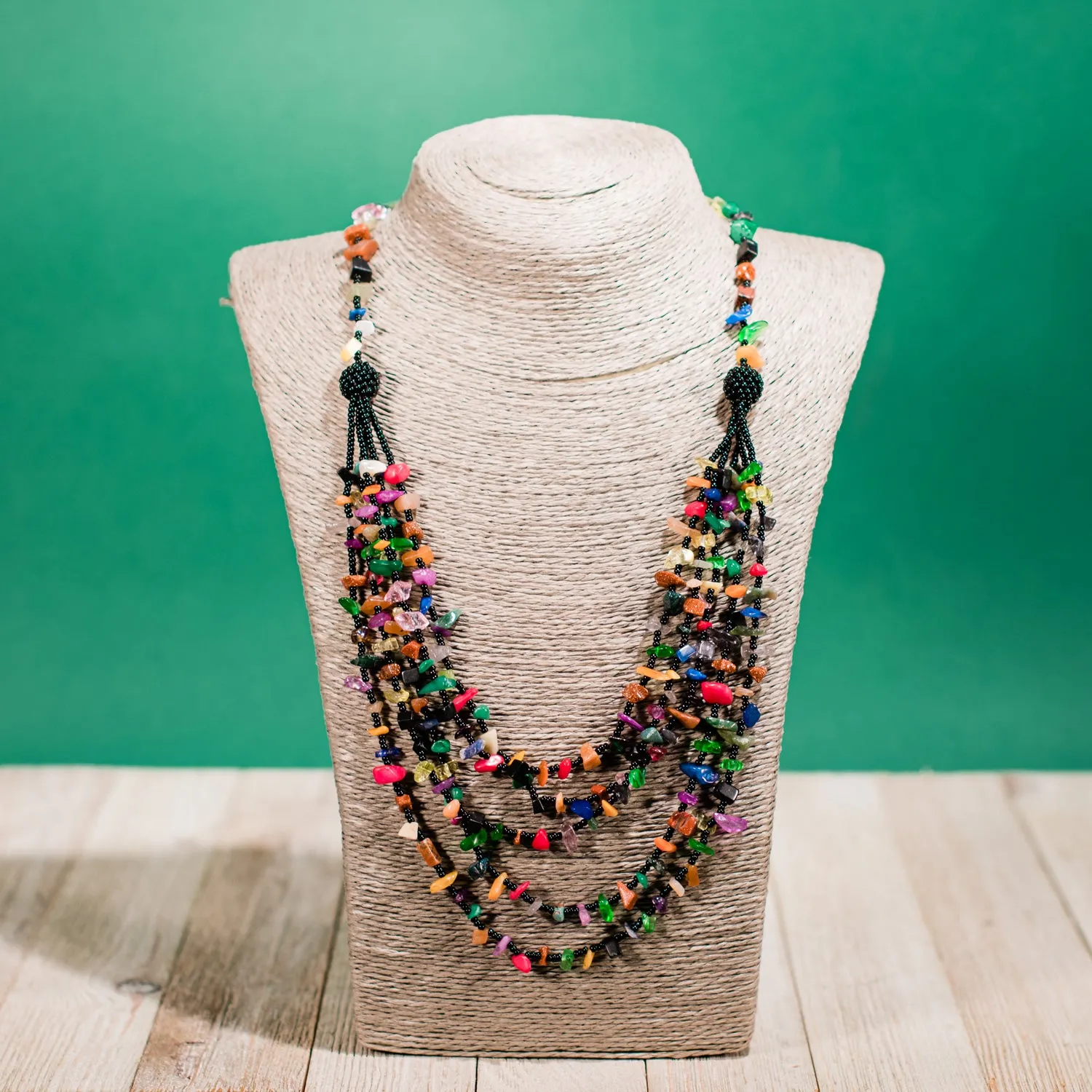 Fiesta Necklace in Black