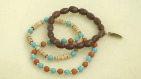 Instructions for Making the Boho Gemstone Bracelet Kit