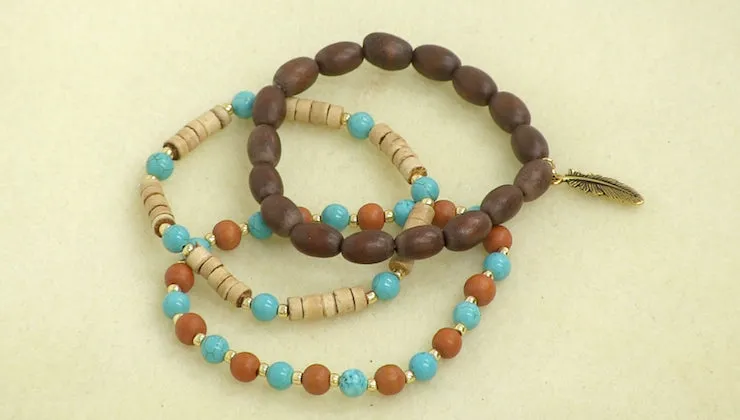 Instructions for Making the Boho Gemstone Bracelet Kit