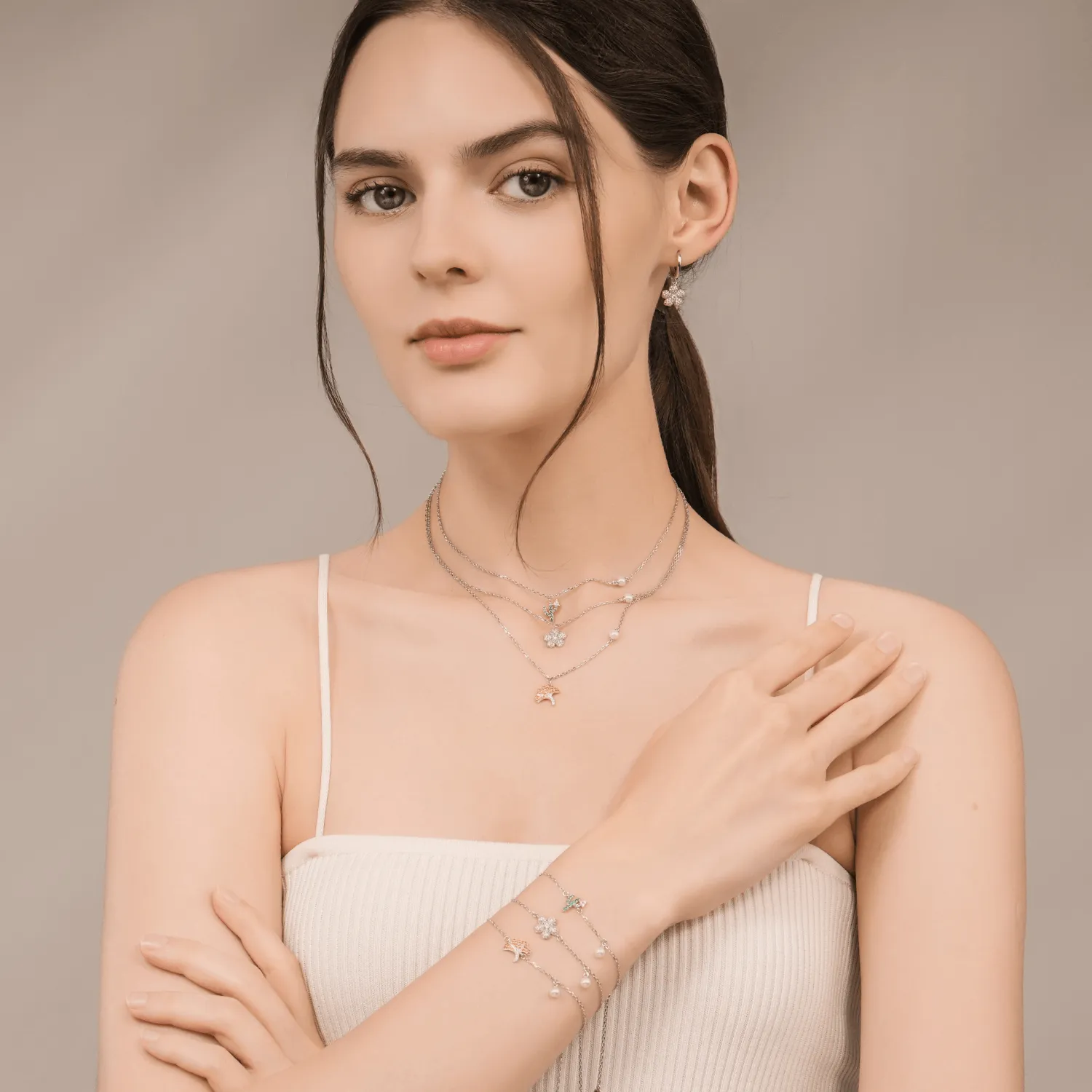 Little Garden Pave Bracelet