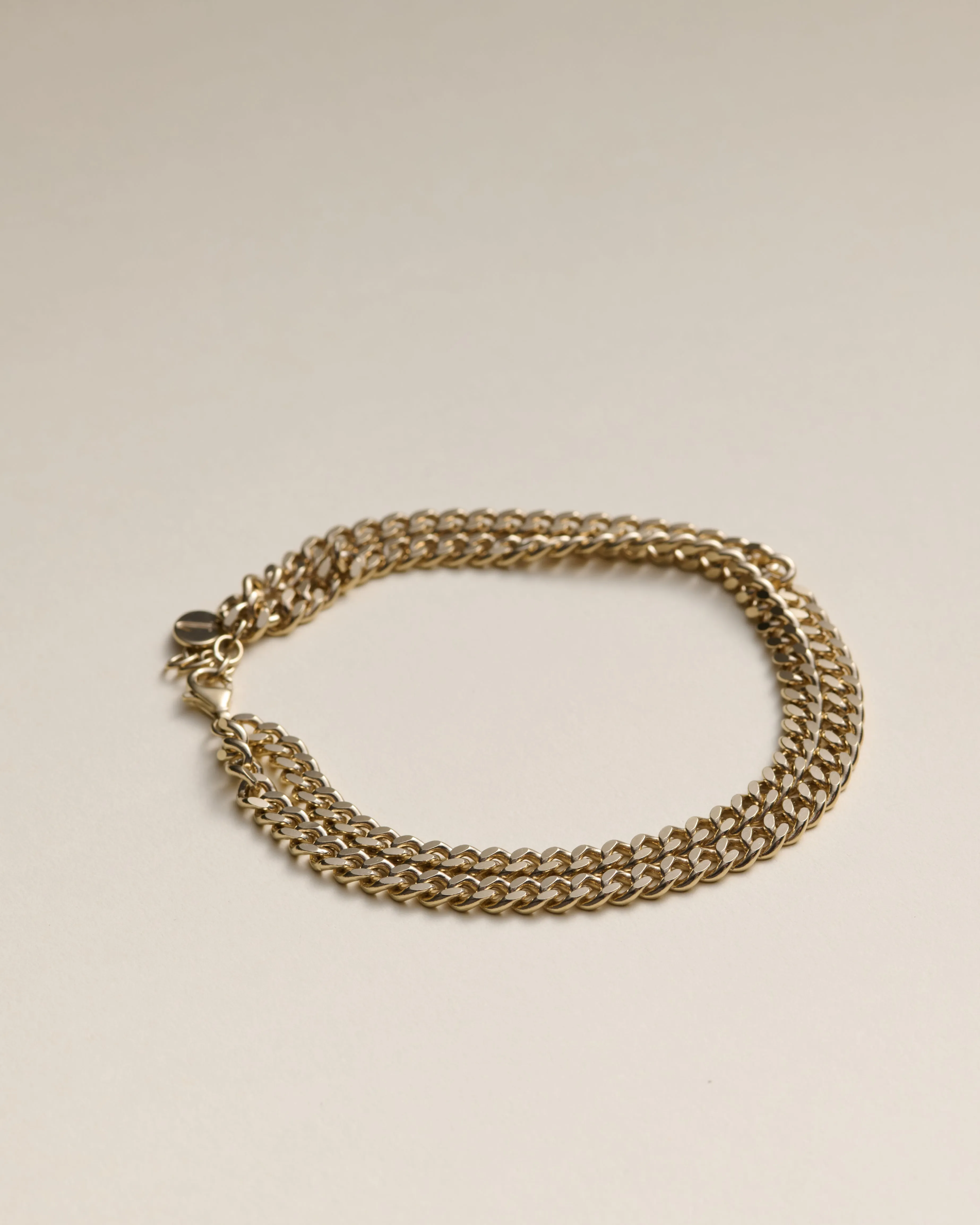 Olive Double Chain Bracelet 14K Recycled Gold Vermeil