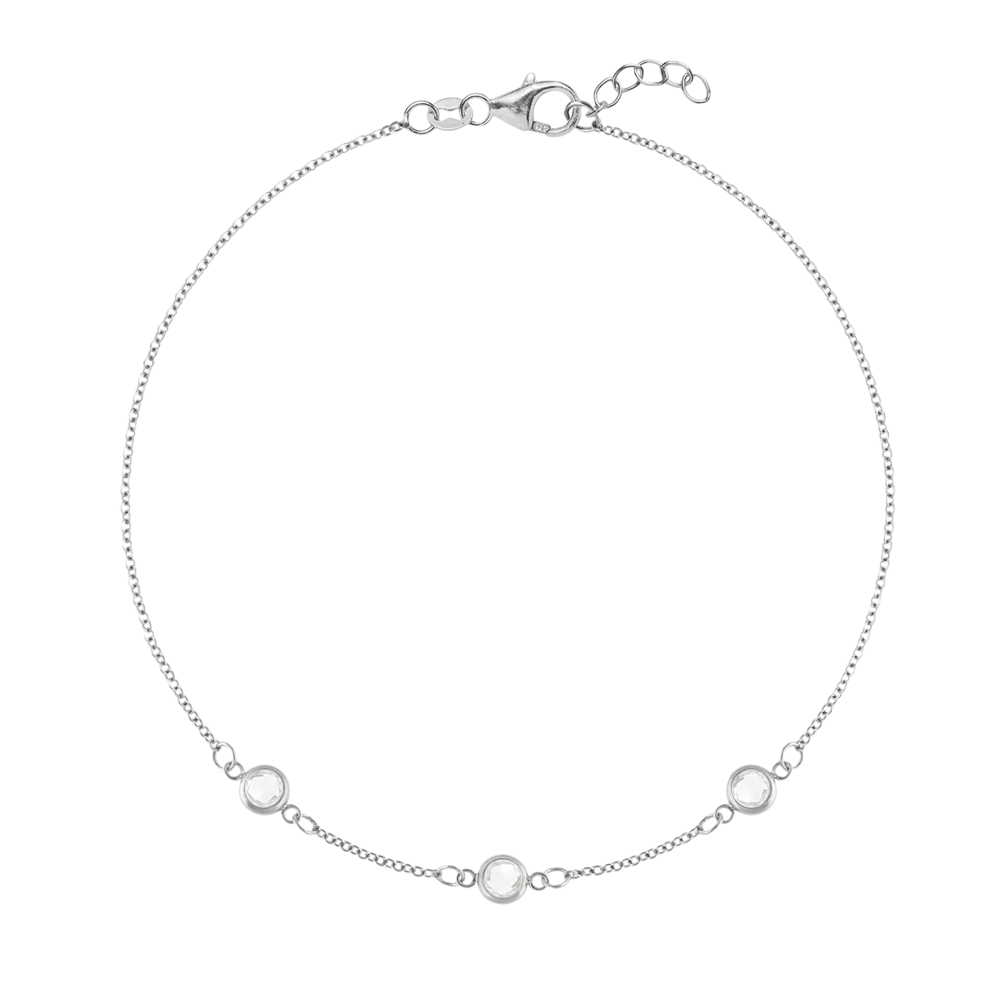 Personalized 3 Birthstone Bracelets