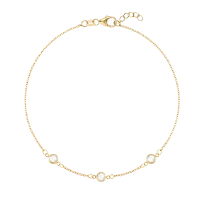 Personalized 3 Birthstone Bracelets
