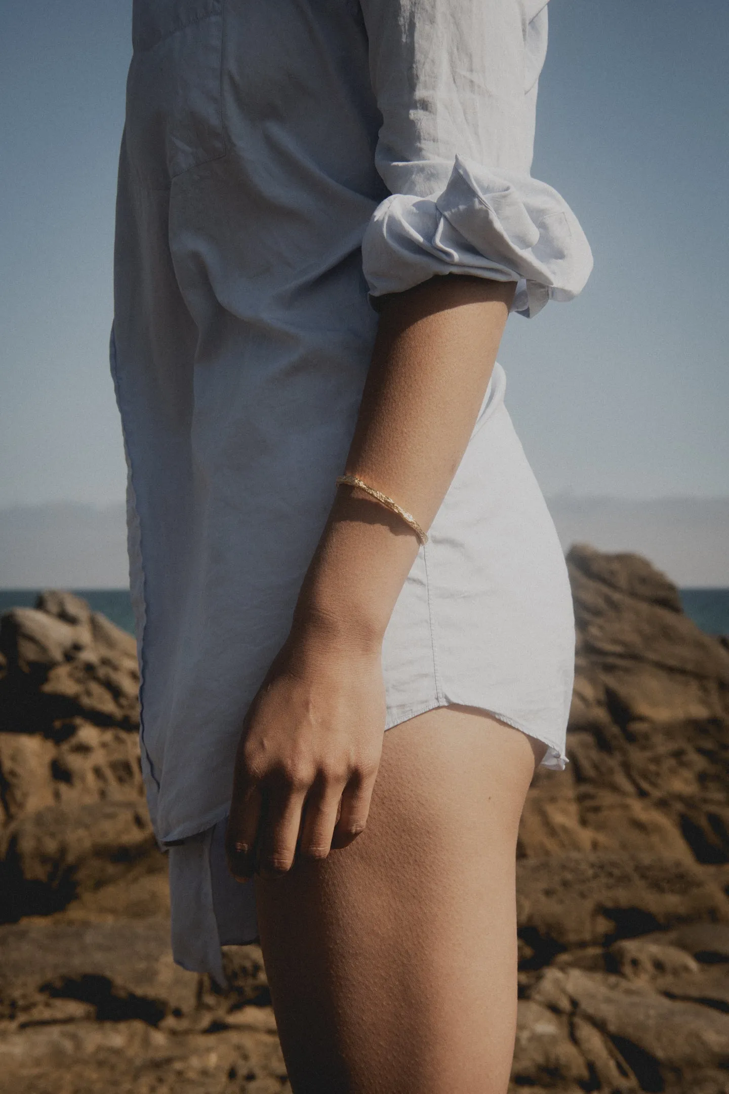 Ryan Uneven Cuff 14K Recycled Gold Vermeil