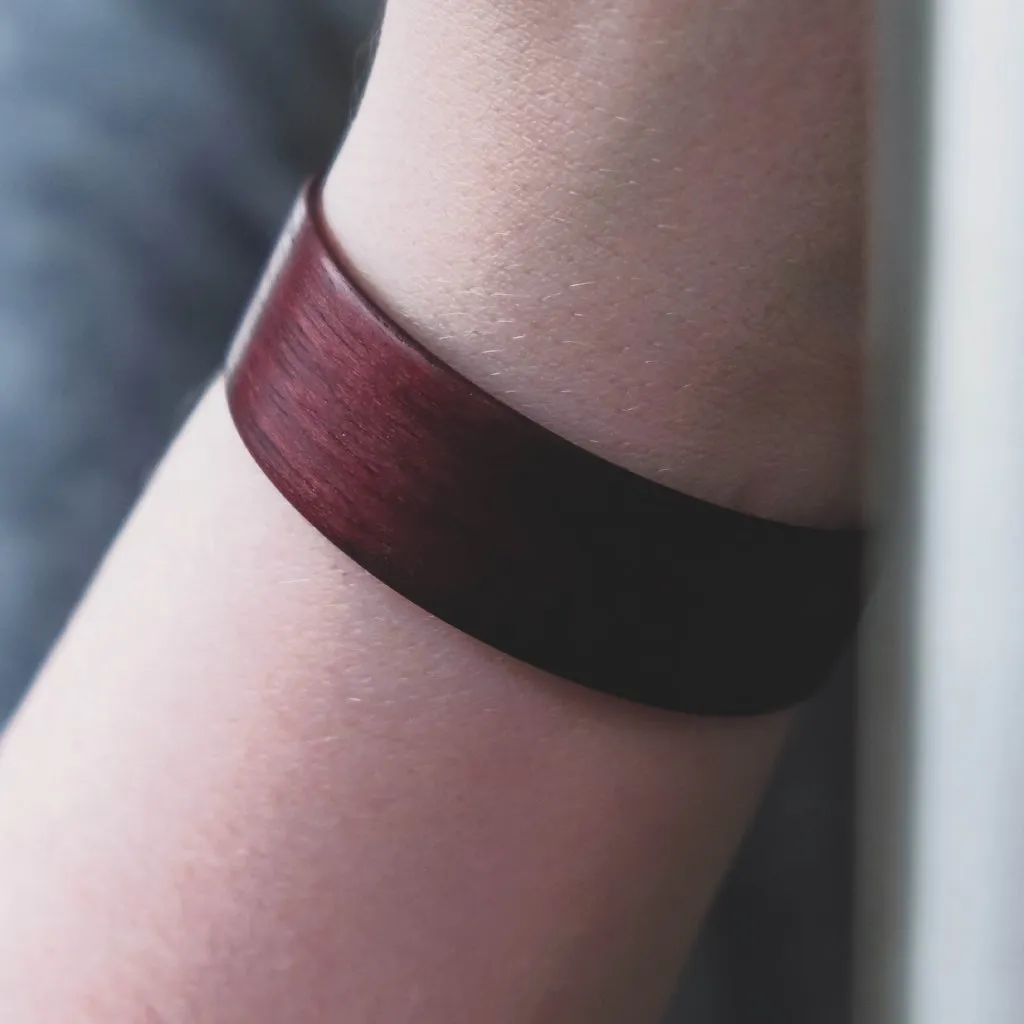 Steam-Bent Wood Bracelet