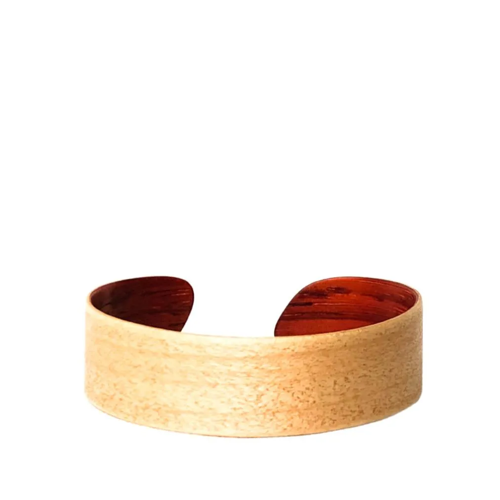 Steam-Bent Wood Bracelet