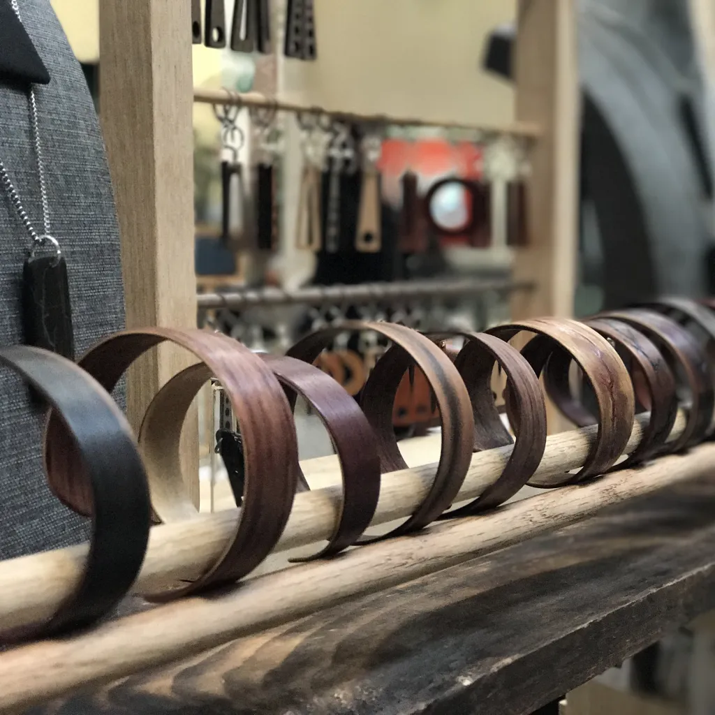 Steam-Bent Wood Bracelet