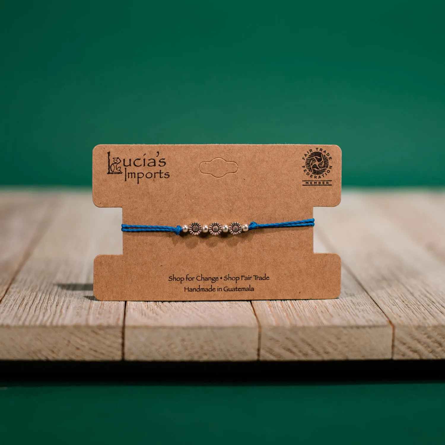 Sunflower String Bracelet