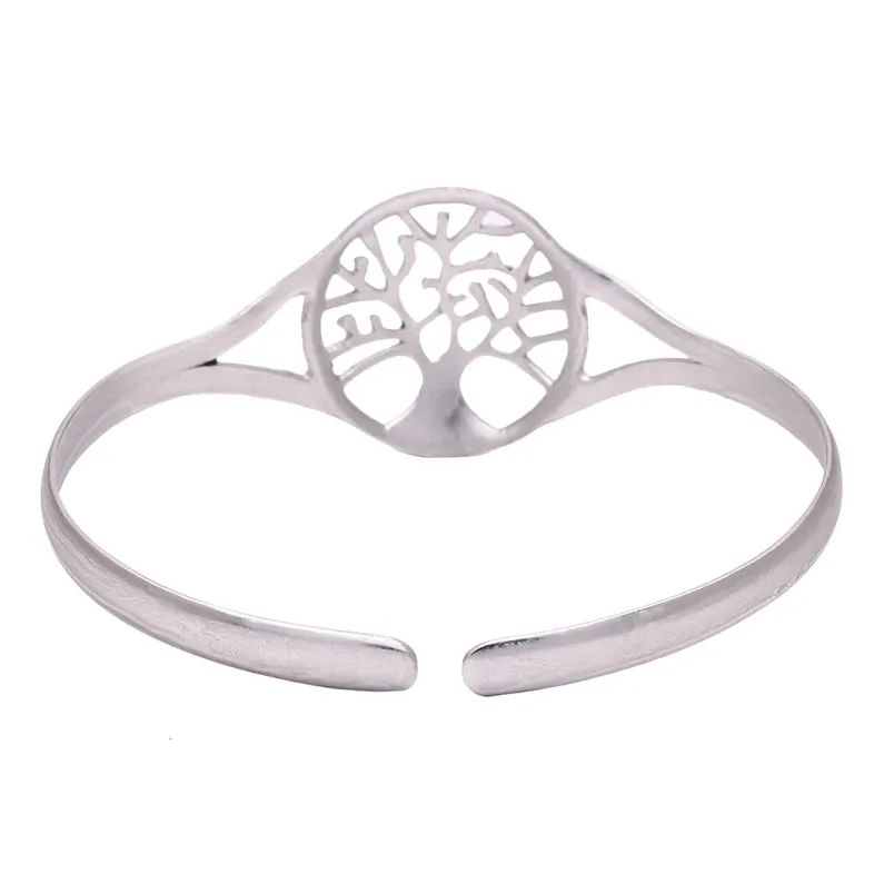 Tree of Life Silver-Plated Bracelet
