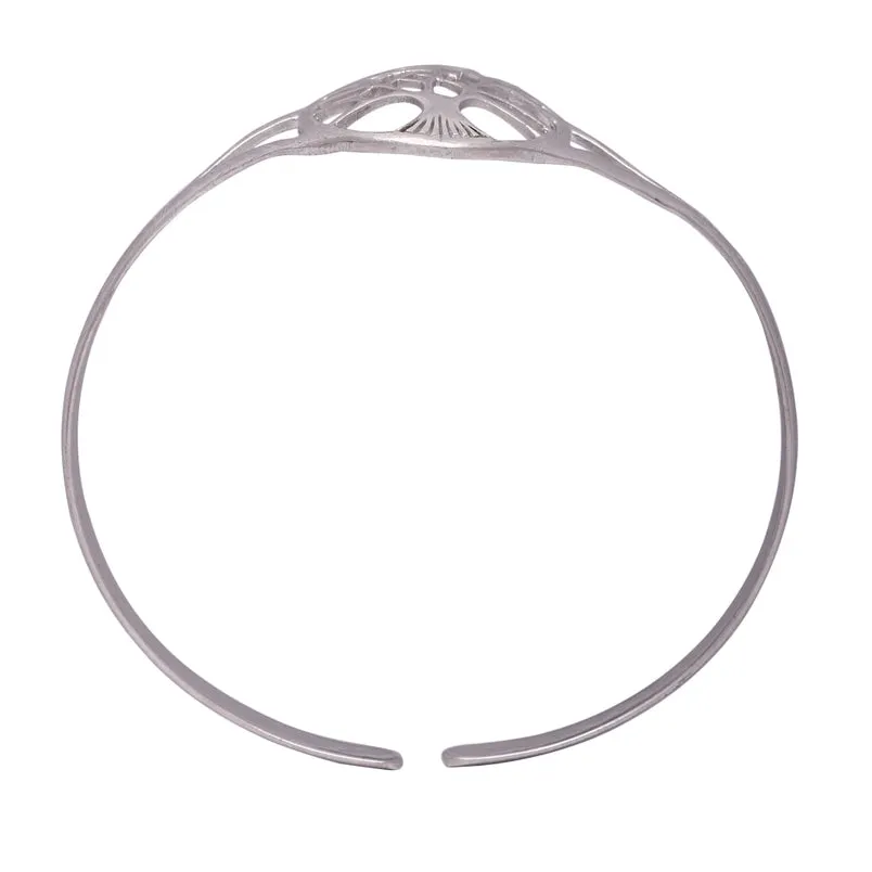 Tree of Life Silver-Plated Bracelet