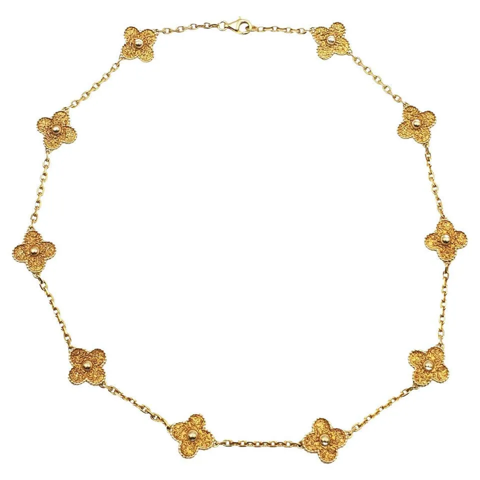 Vintage Van Cleef & Arpels Alhambra Necklace